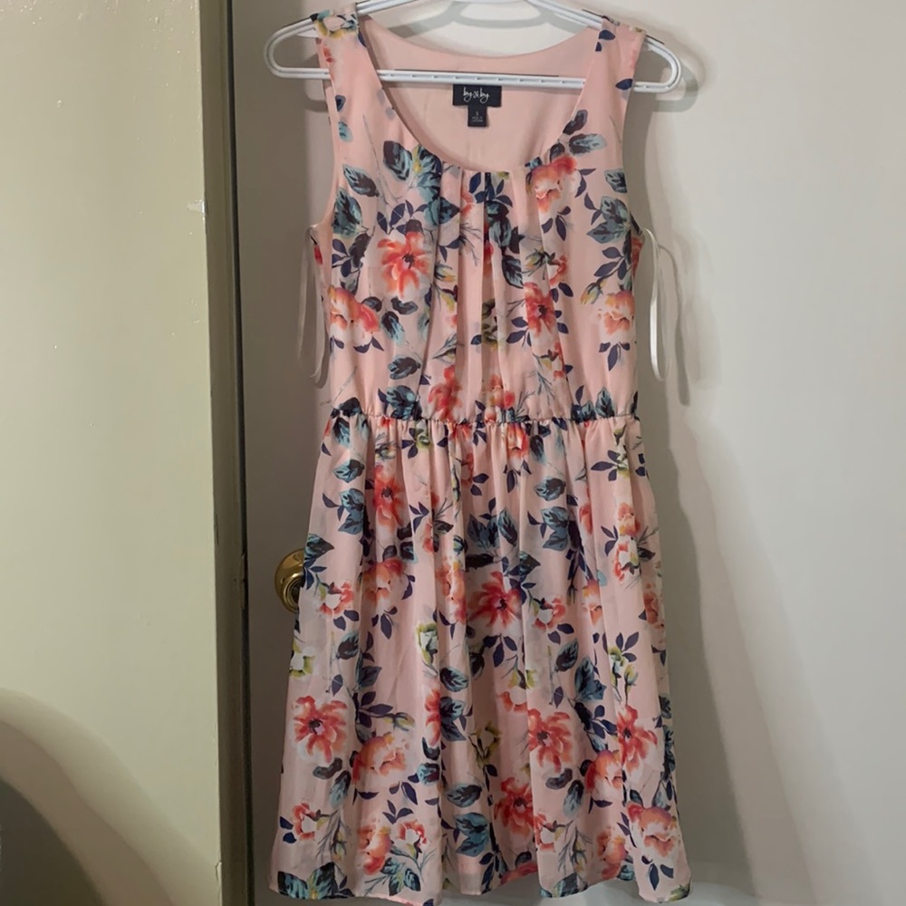 BY & BY Floral Print Tank Top Dress Size S